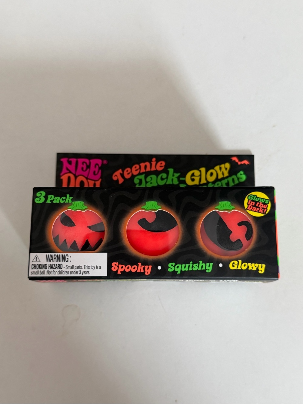 NeeDoh Teenie Jack-Glow Lantern - 3 Pack